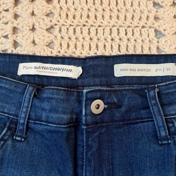 Pilcro and the Letter Press for Anthropologie High-Rise Bootcut Jeans Size 32 - Picture 3 of 12